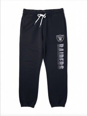 Raiders NFL Team Apparel Black Joggers Men's Small